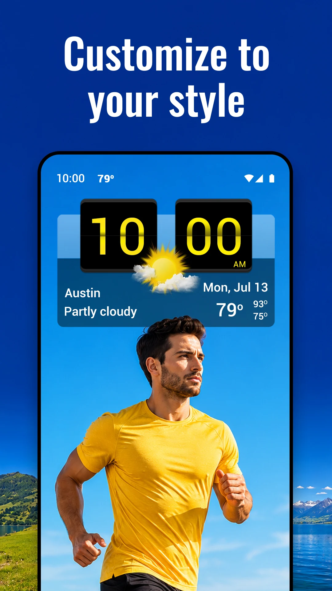 Sense Flip Clock & Weather screenshot